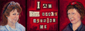 The Spcae Between Me  / Original Oil Painting by Melody Croft