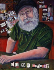 Caberet Man / Original Oil Paintings by Melody Croft