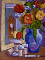 Infinite Regression of Drug Abuse / Original Oil Painting by Melody Croft