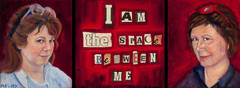 The Spcae Between Me  / Original Oil Painting by Melody Croft