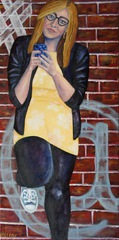 #Wallflower  / Original Oil Painting by Melody Croft