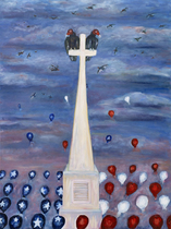 When Reality is a Metaphor and then the Metaphor Becomes Reality  / Original Oil Painting by Melody Croft