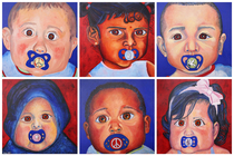 The Pacifists / Original Oil Paintings Melody Croft